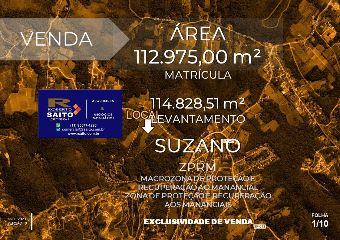 Área de 112.975,00 m²